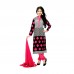 Neela’s classic Kameez and shalwar in soft CVC fabric with soft Georgette Dupatta